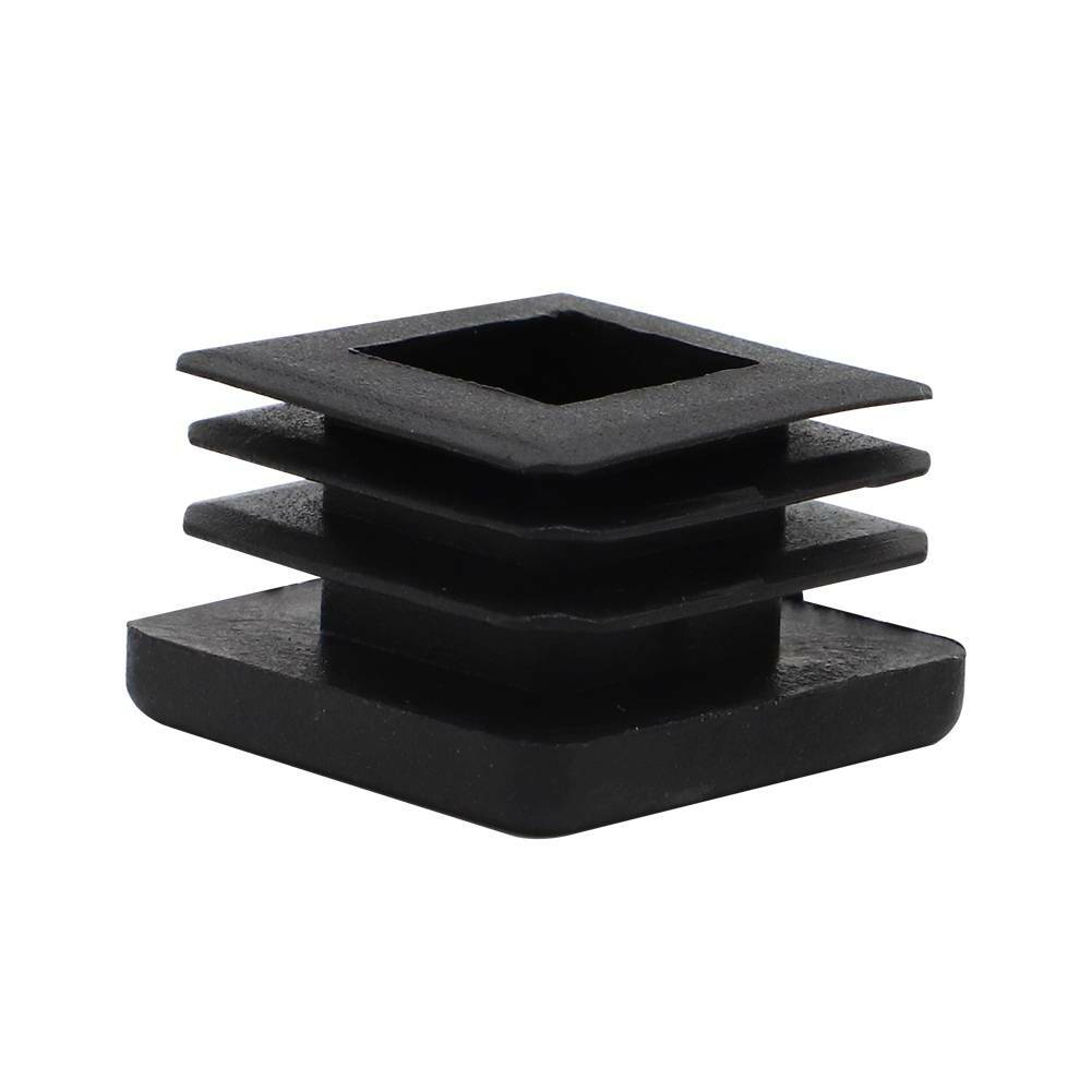 10pc 1″ 1 Inch Square Plastic Plug Tubing Post End Cap Chair Glide Inserts 1×1