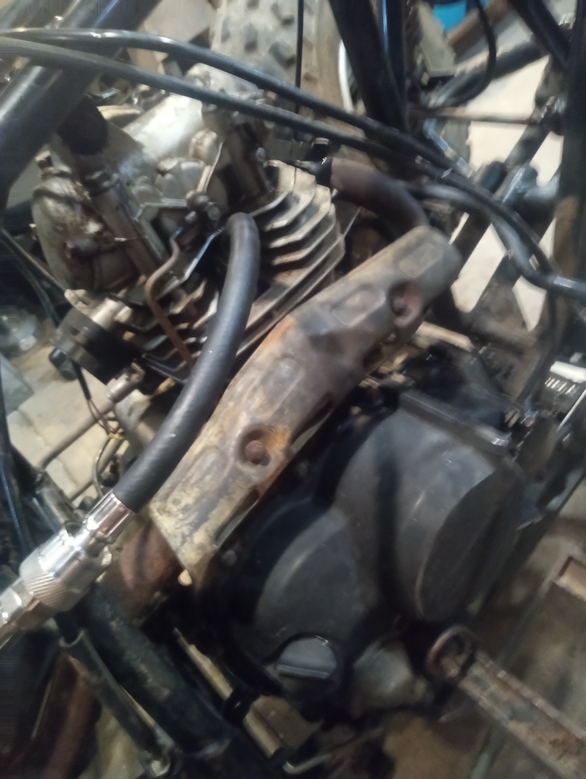 1995 Kawasaki Bayou 220 KLF220A ENGINE MOTOR