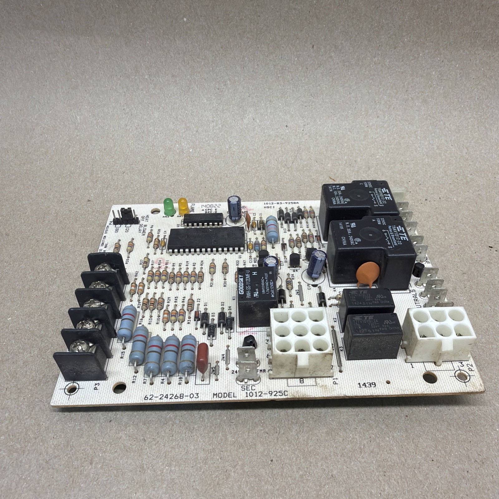 🔥 Furnace Control Circuit Board 1012-83-9258A 62-24268-03 Rheem Ruud 1012-925C