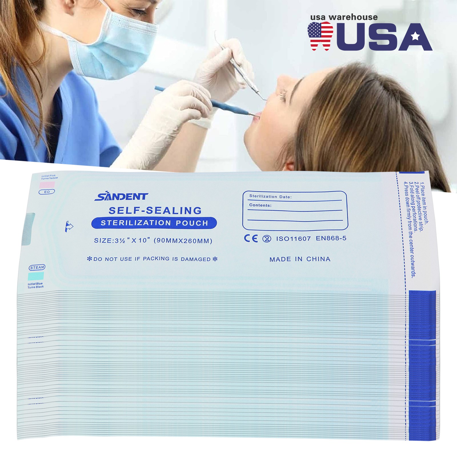Dental Cordless LED Curing Light 5W Cure Lamp