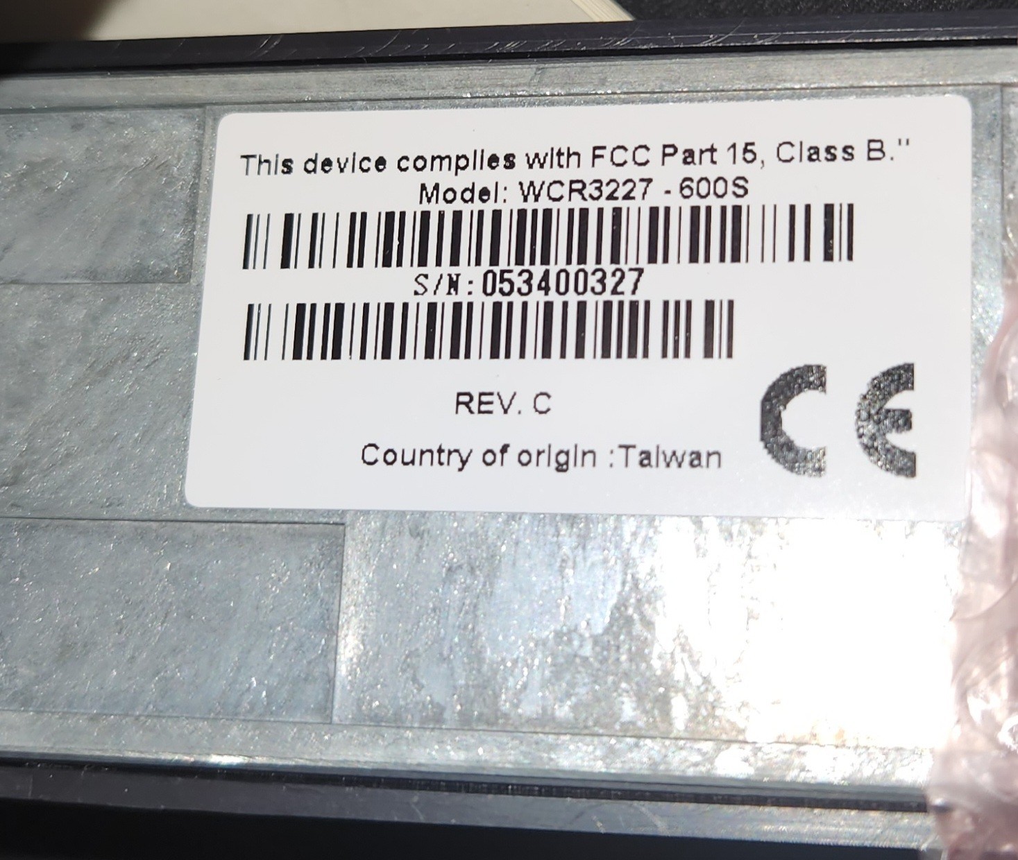 ID TECH Card reader, WCR3227-600S, NOS, KP-51, Fast Free Shipping