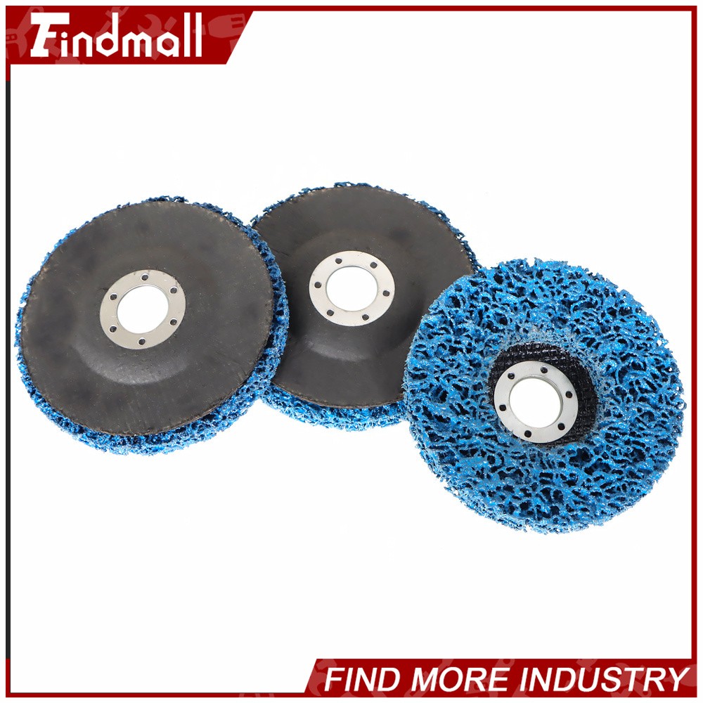 Findmall 10 x 4.5” Poly Strip Disc Wheel Paint Rust Removal Clean Angle Grinder