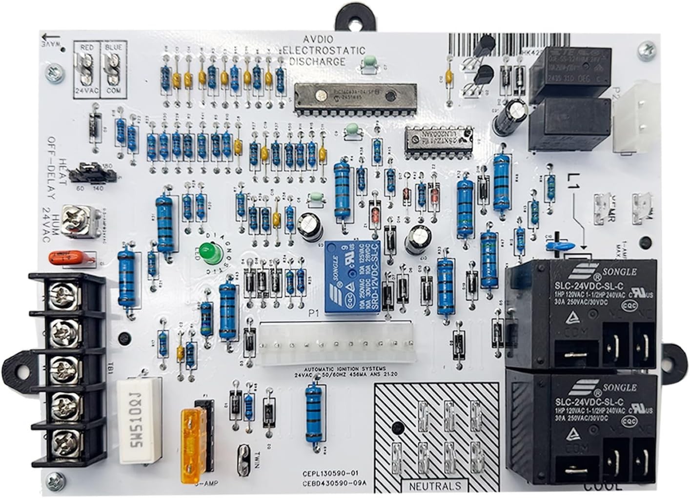 HK42FZ018 Furnace Control Board Replacement for Carrier Bryant Payne CEPL130590-