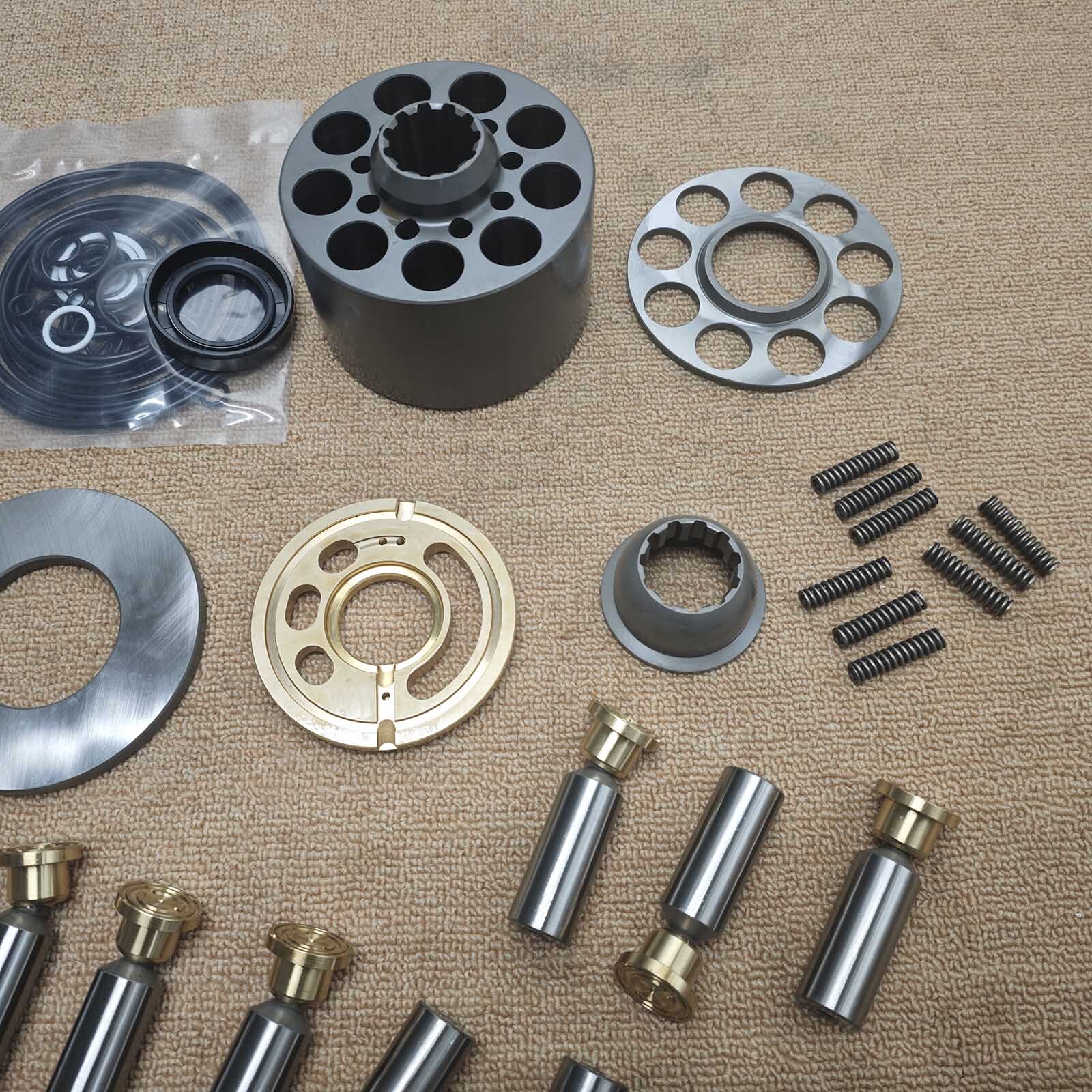 Left Hand Rotating Group Hydraulic for KAWASAKI Pump K3V63DTP K3V63DT Upgraded