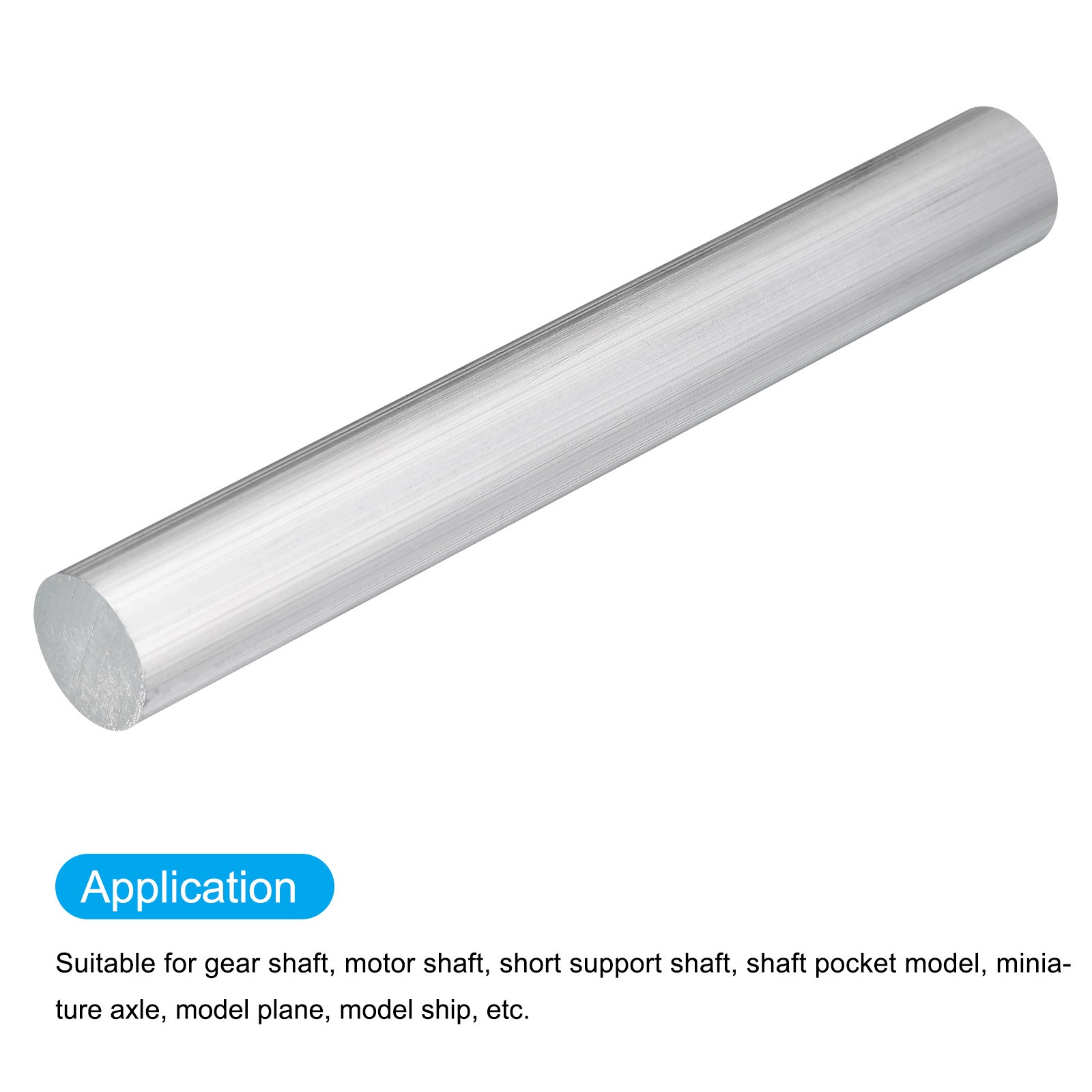 Aluminum Round Rod 1 Inch Dia 6061 Solid Metal Bar 8 Inch Length