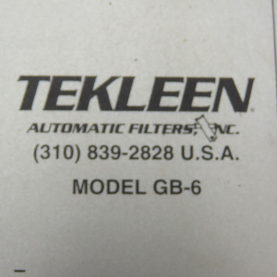 Tekleen GB-6 Automatic Filter Controller 110VAC 12VDC/24VAC Output