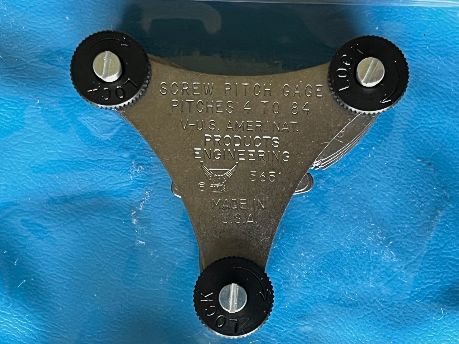 PEC Tools 5651 English Screw Pitch Gage – Pitches 4 to 84 – 51 Leafs