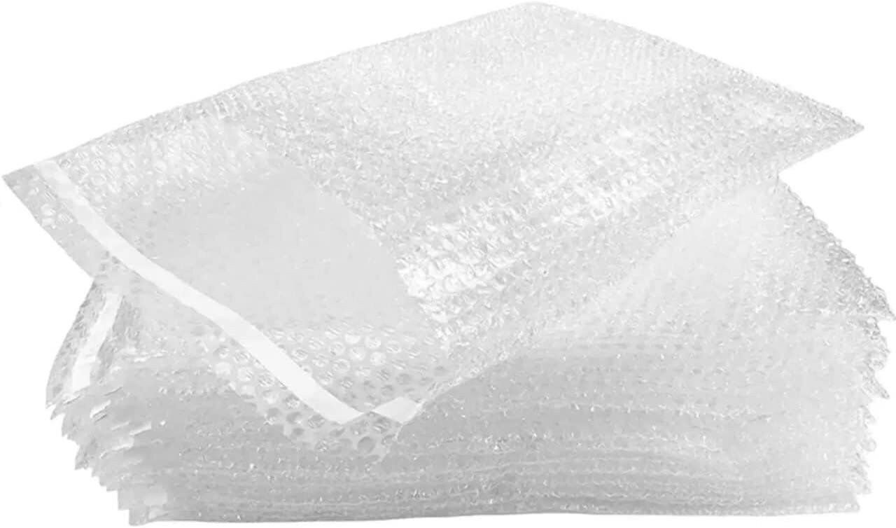 650 – 6×8.5 Bubble Out Pouches Bags Wrap Cushioning Self Seal Clear 6″ x 8.5″