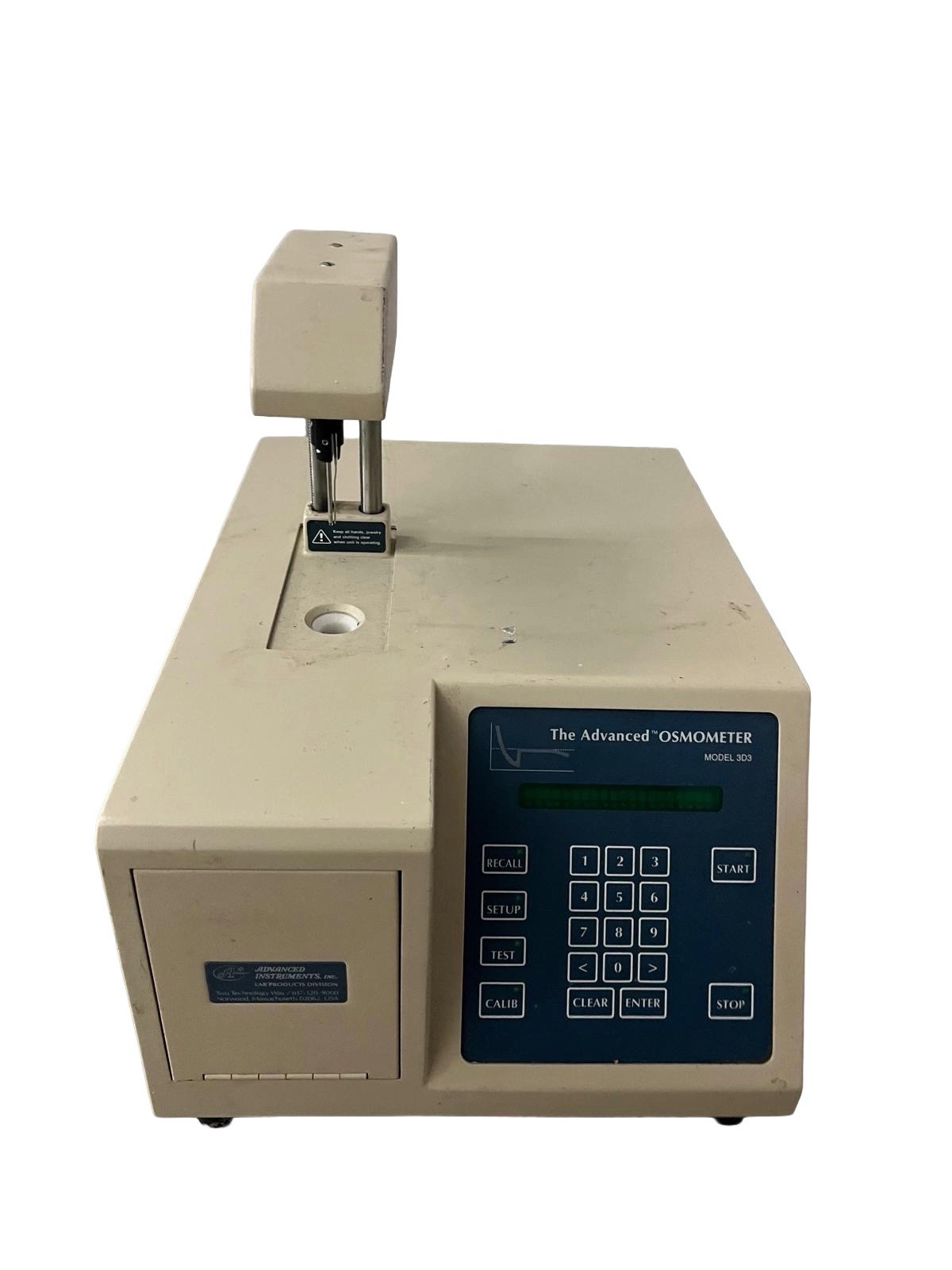 Advanced Instruments 3D3 The Advanced Single Sample Osmometer 60 DAYS WARRANTY