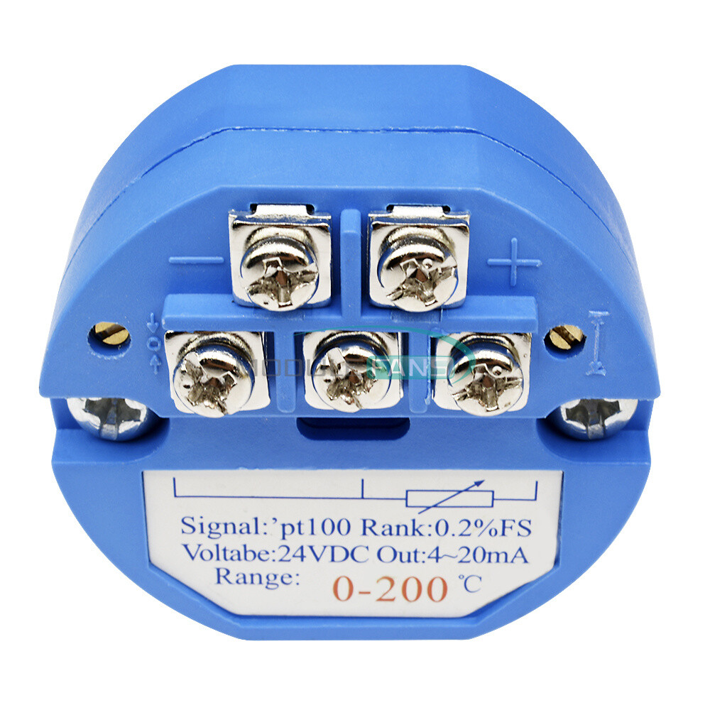PT100 -50~50/100/150℃ 0~100150/200/250/300/400°C Temperature Sensor Transmitter
