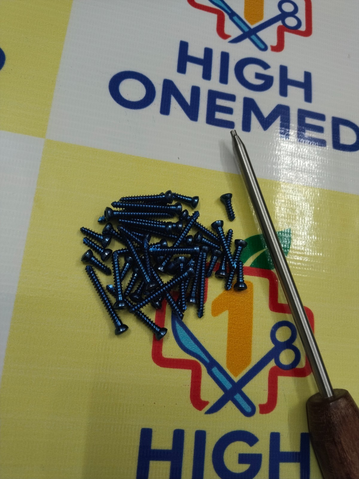 3.5MM Cortical Screws 12MM To 60MM Titanium 221 Pieces Set High Quality