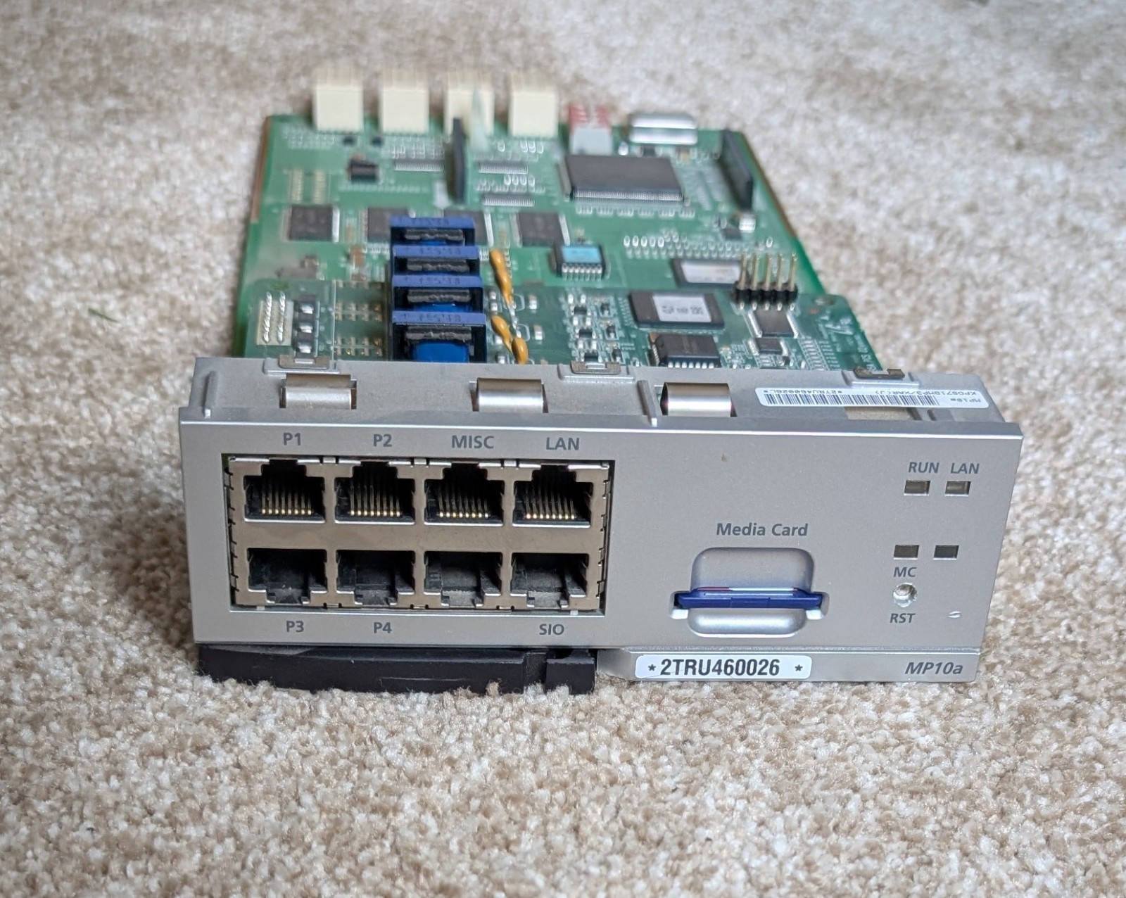 Samsung OfficeServ 7100 MP10a Processor Card w/ SD Media Card & UNI Universal…