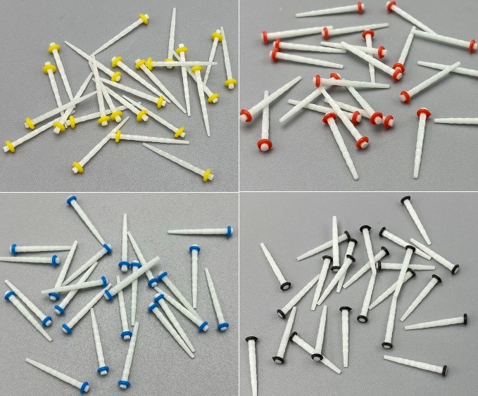 Glass Fiber Post Dental Fiber Post Teeth Restorative 1.2/1.4/1.6/1.8mm 200pc USA
