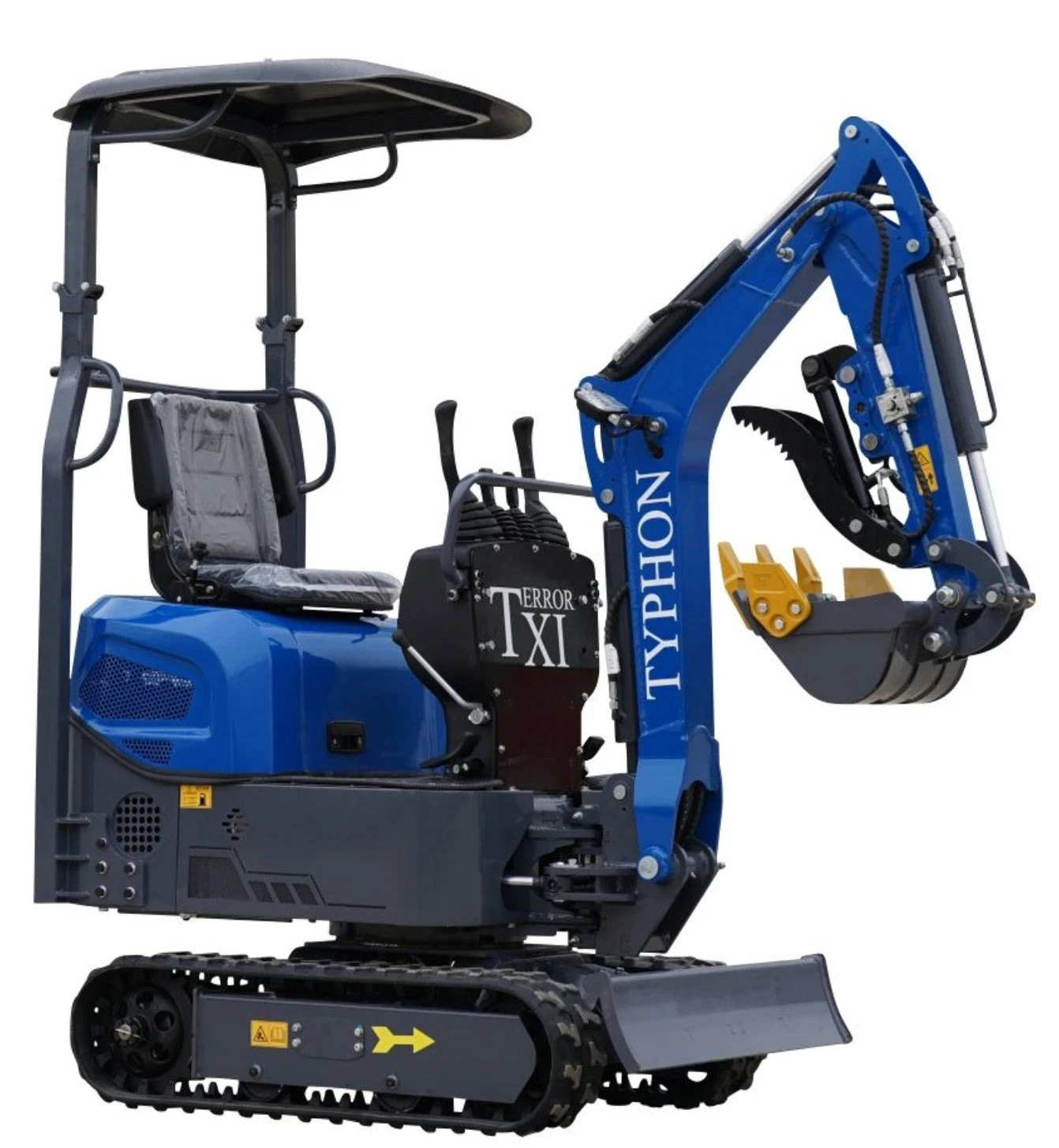 13 Attachments Bundle TERROR XI Mini Excavator Digger 13.5hp Gas B&S EPA Engine