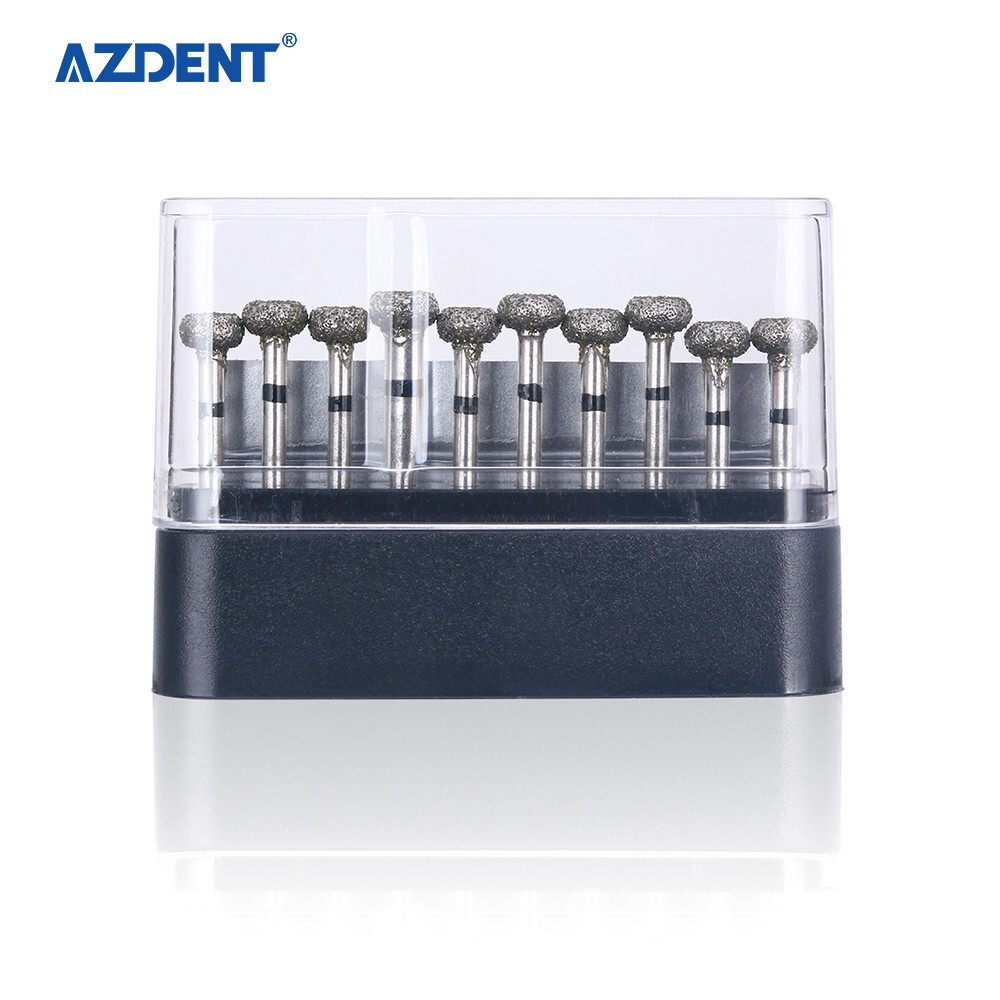 10 pcs Dental High Speed Diamond Burs Circular wheel Super Coarse Diamond Drills