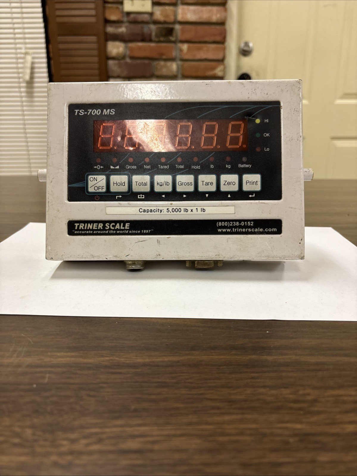 Triner Scale Indicator TS-700 MS Readout Large Display