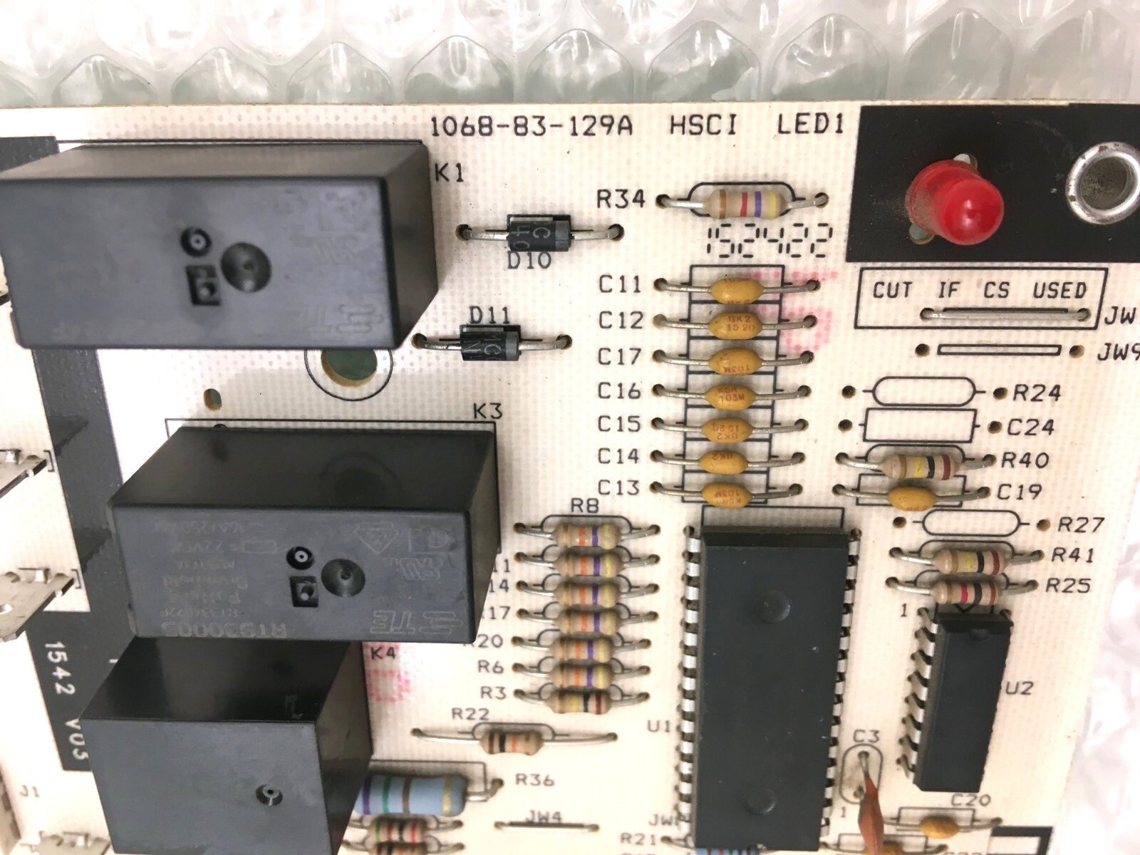 Carrier LH33WP002A Control Circuit Board 1068-12 used FREE shipping #P721