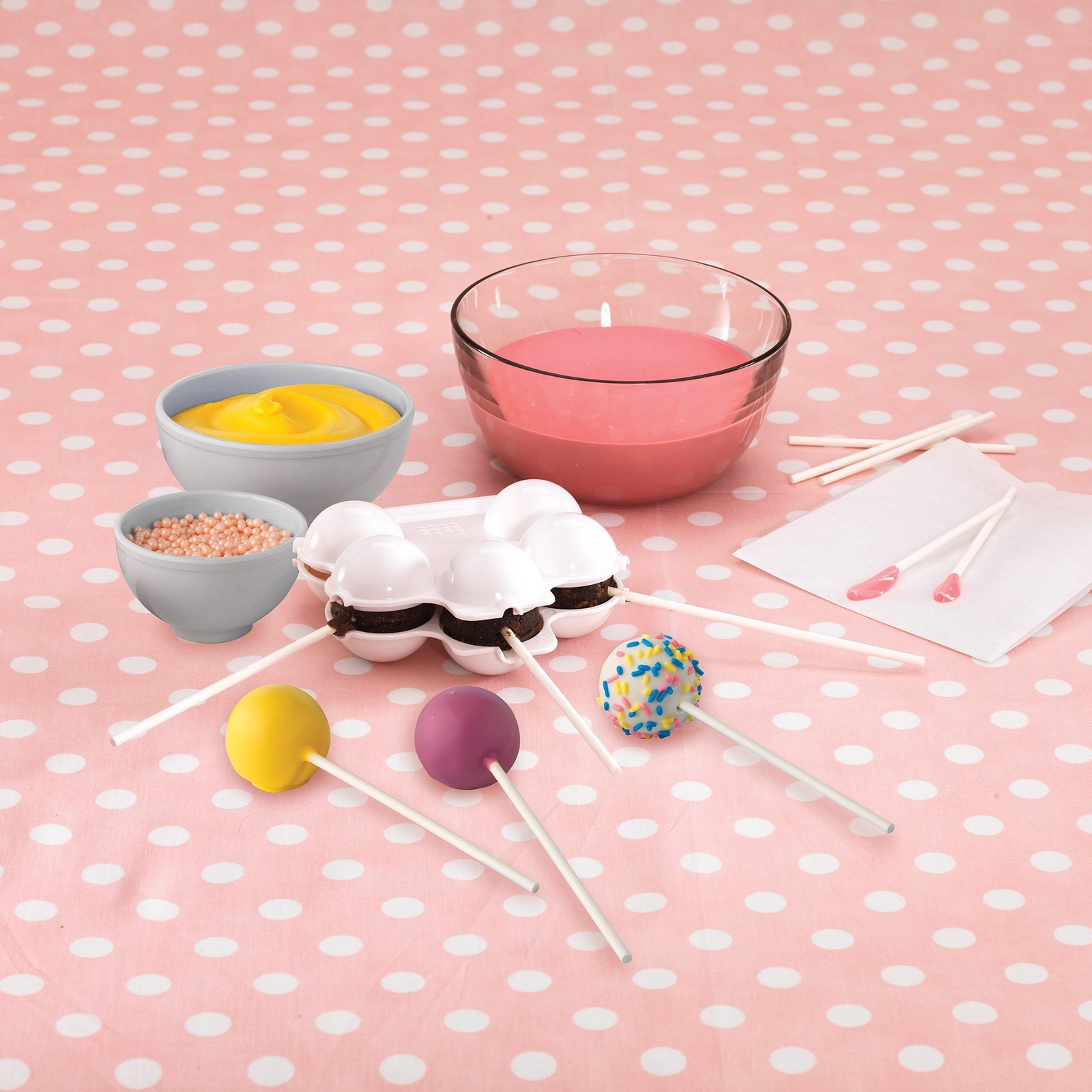 100 PCS Sweet Creations Reusable Plastic Cake Pop Sticks 4 Inch Dessert