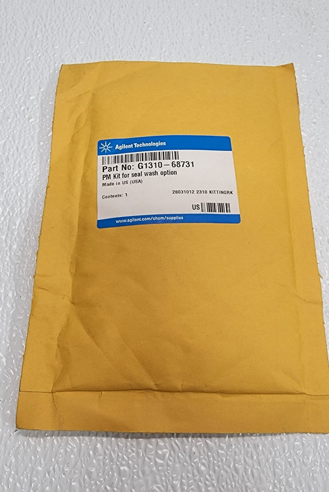 Agilent G1310-68731 Preventive Maintenance Kit for Seal-Wash Option