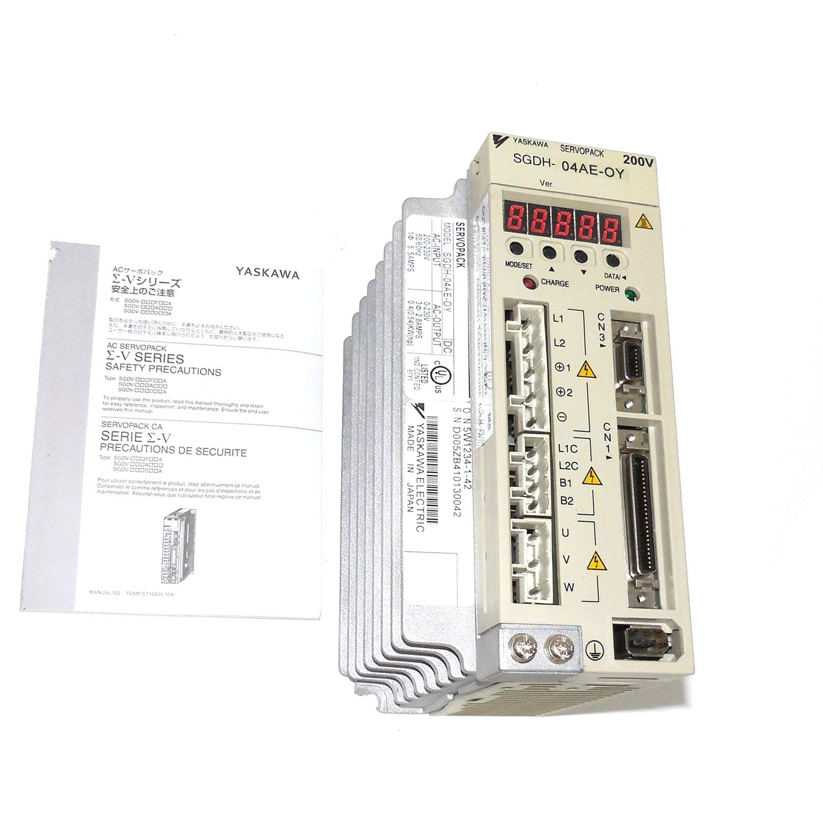 New In Box YASKAWA SGDH-04AE-OY SGDH-04AE-0Y Servo Drive 1PC