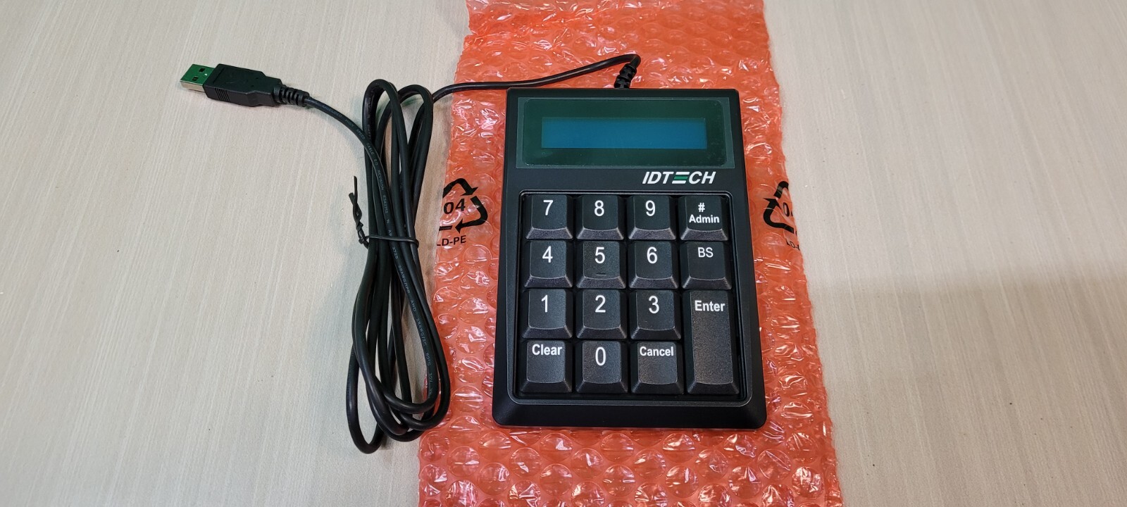 ID Tech M Series Securekey Pos USB KeyPad IDKE-504800B-M2 NEW FREE SHIPPING
