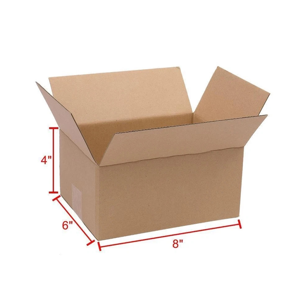 The Boxery 10x8x6” Corrugated Shipping Boxes – 100 Pcs