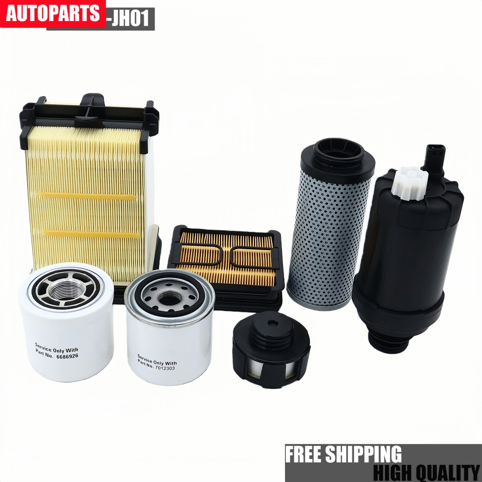 Filter Service Kit for Bobcat S450 S510 S530 S550 S570 S590 T550 T590 T630 T450