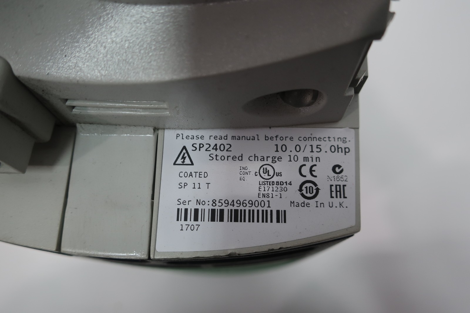 Leroy Somer SP2402 Unidrive 7.5/11kw 380-480v-ac 0-480v-ac