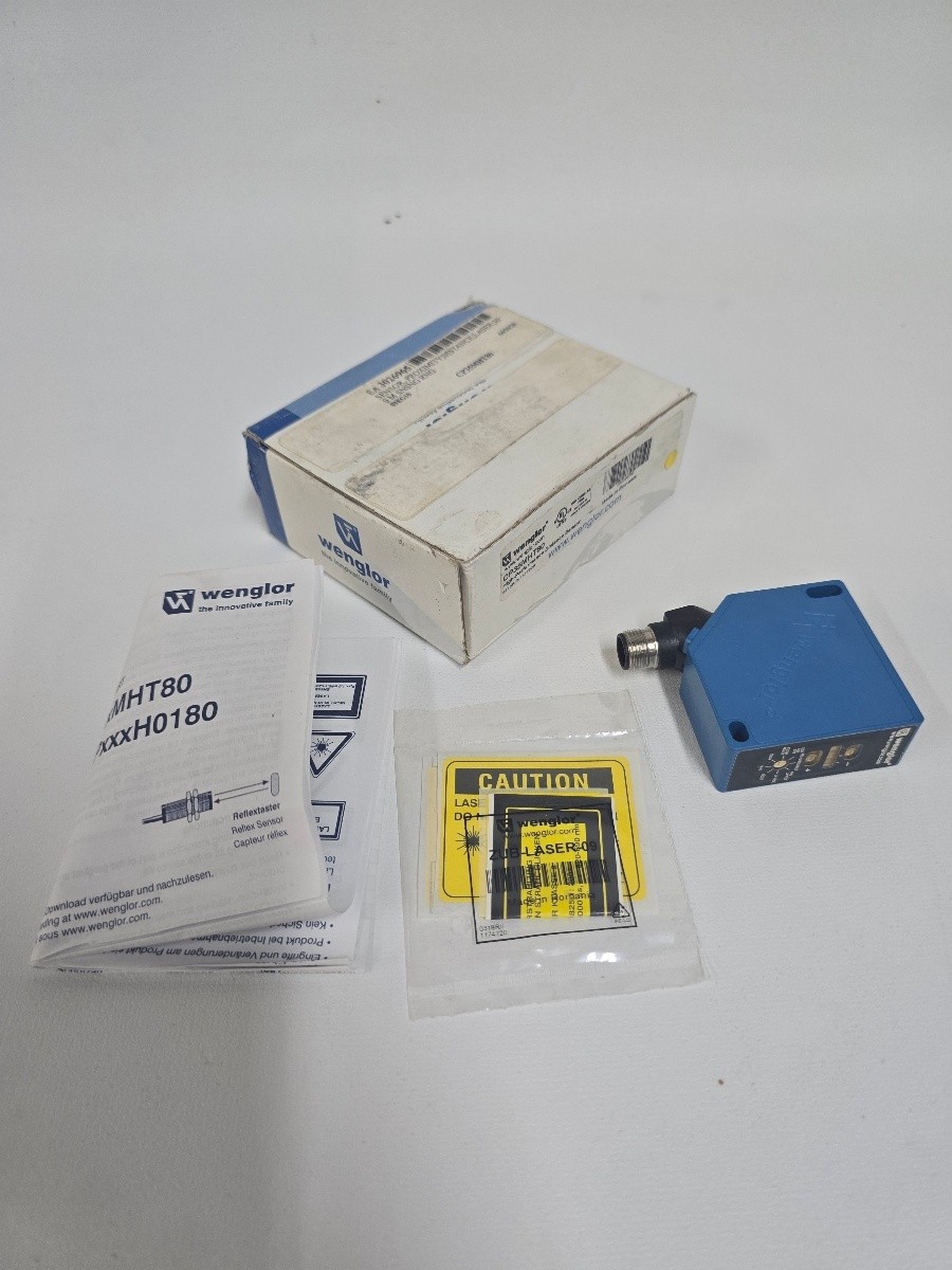 Wenglor CP35MHT80 Laser Distance Sensor 50 350mm RS232 0-10V 4-20mA