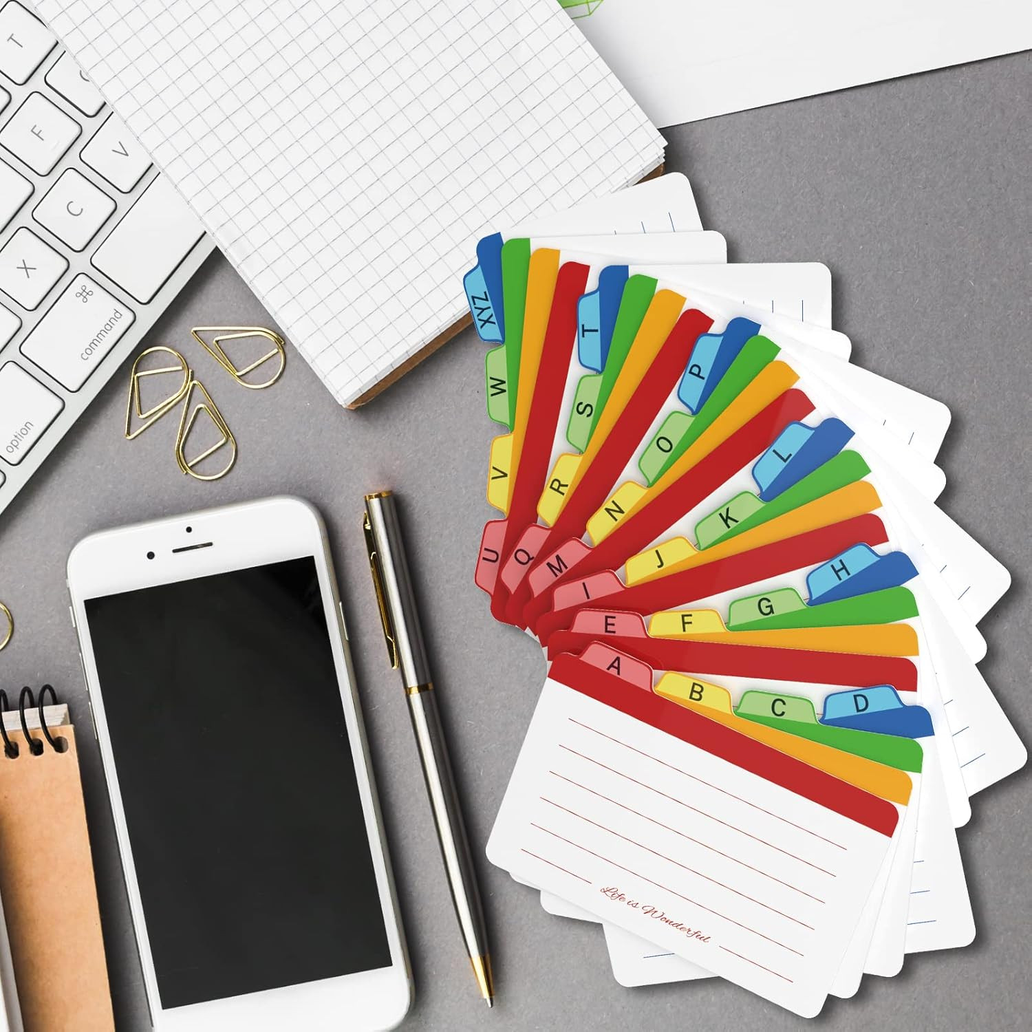 4 x 6 inches Index Card Dividers Alphabetical 4×6-24pack Normal Pattern