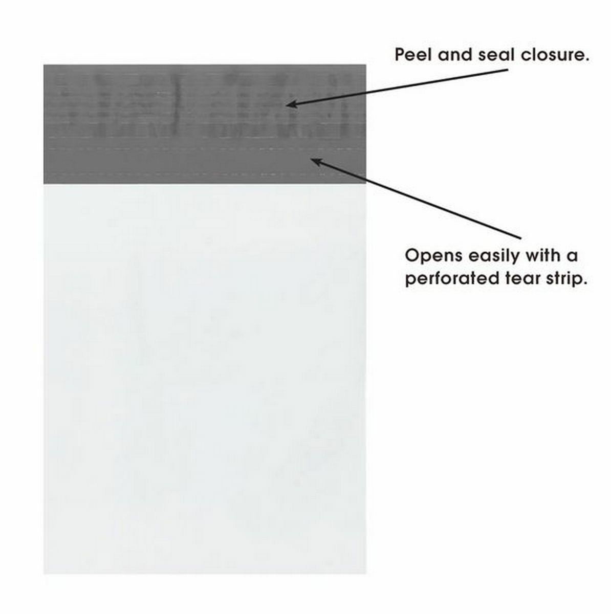 Poly Mailers Plastic Self Sealing Shipping Envelopes Bags – Size Choices