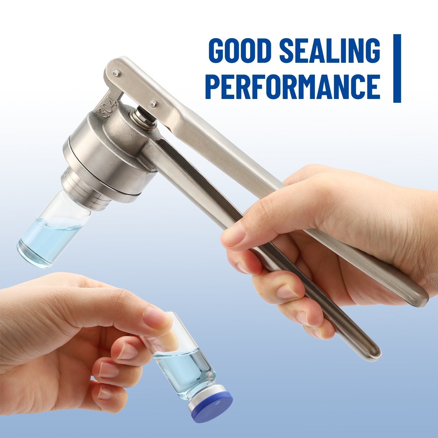 Flip Vial Crimper 20mm Manual Perfume Bottle Capper Sealing Crimping Tool