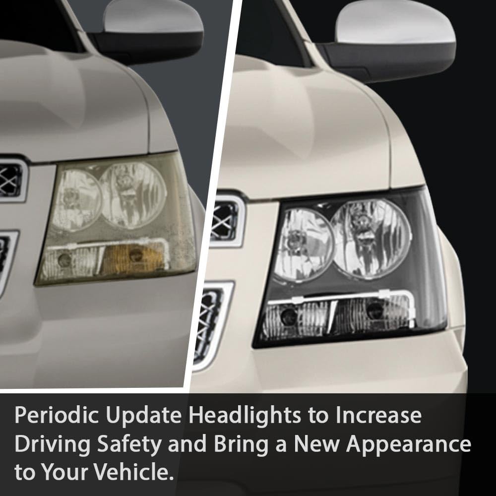 LH Headlight Chevy Suburban Tahoe 07-14 Avalanche 07-13 Black Housing Clear Lens