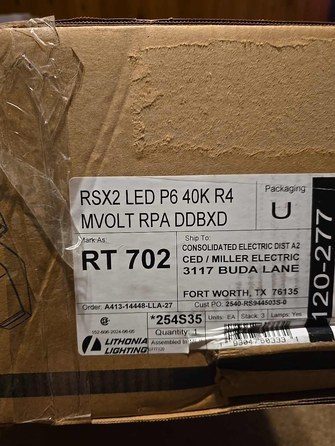 NEW IN BOX – Lithonia RSX2 LED P6 Area Light Dk Brz(RSX2 LED P6 MVOLT RPA DDBXD)