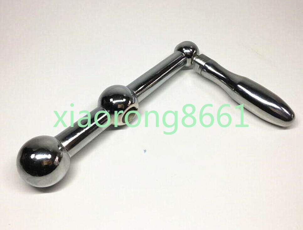 For Bridgeport Milling Machine Parts- Three Ball Metal Crank Handle 197mm*Ø16mm