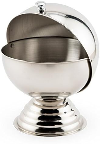 Winco 20 Ounce Sugar Bowl with Roll Top