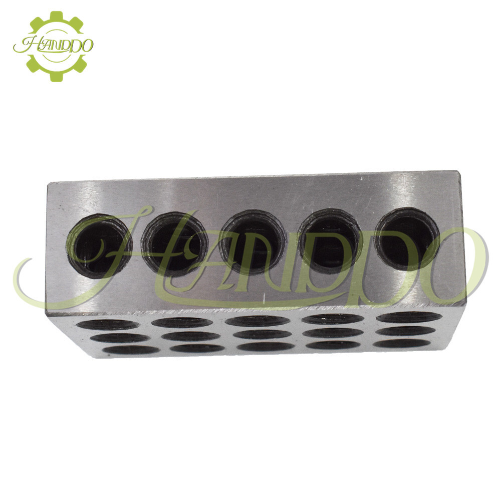 Ultra Precision 1 Matched Pair 1-2-3 Blocks 23 Holes .0002″ Machinist 123