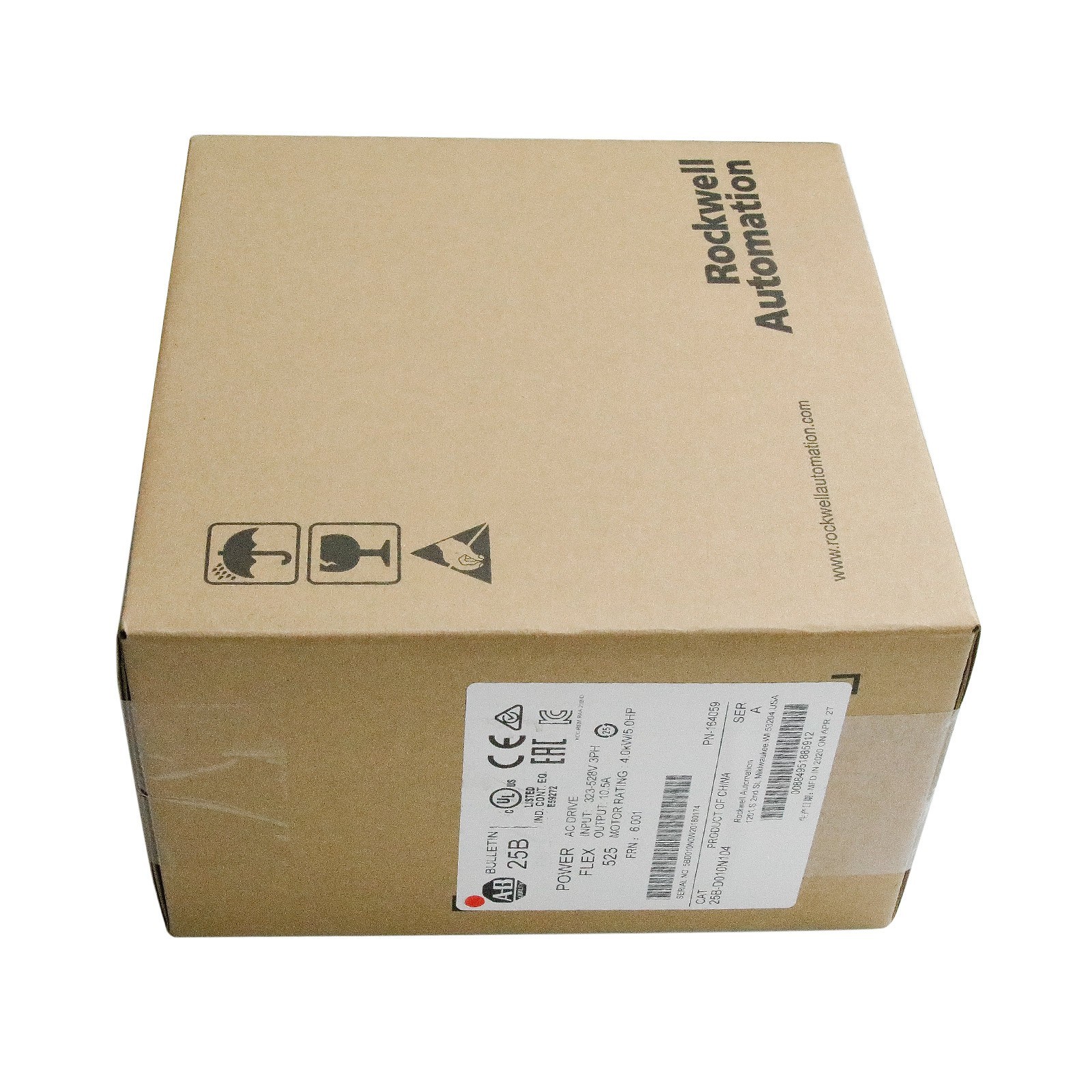 2025 New Allen-Bradley 25B-D010N104 /A Powerflex 525 AC Drive Variable Frequency