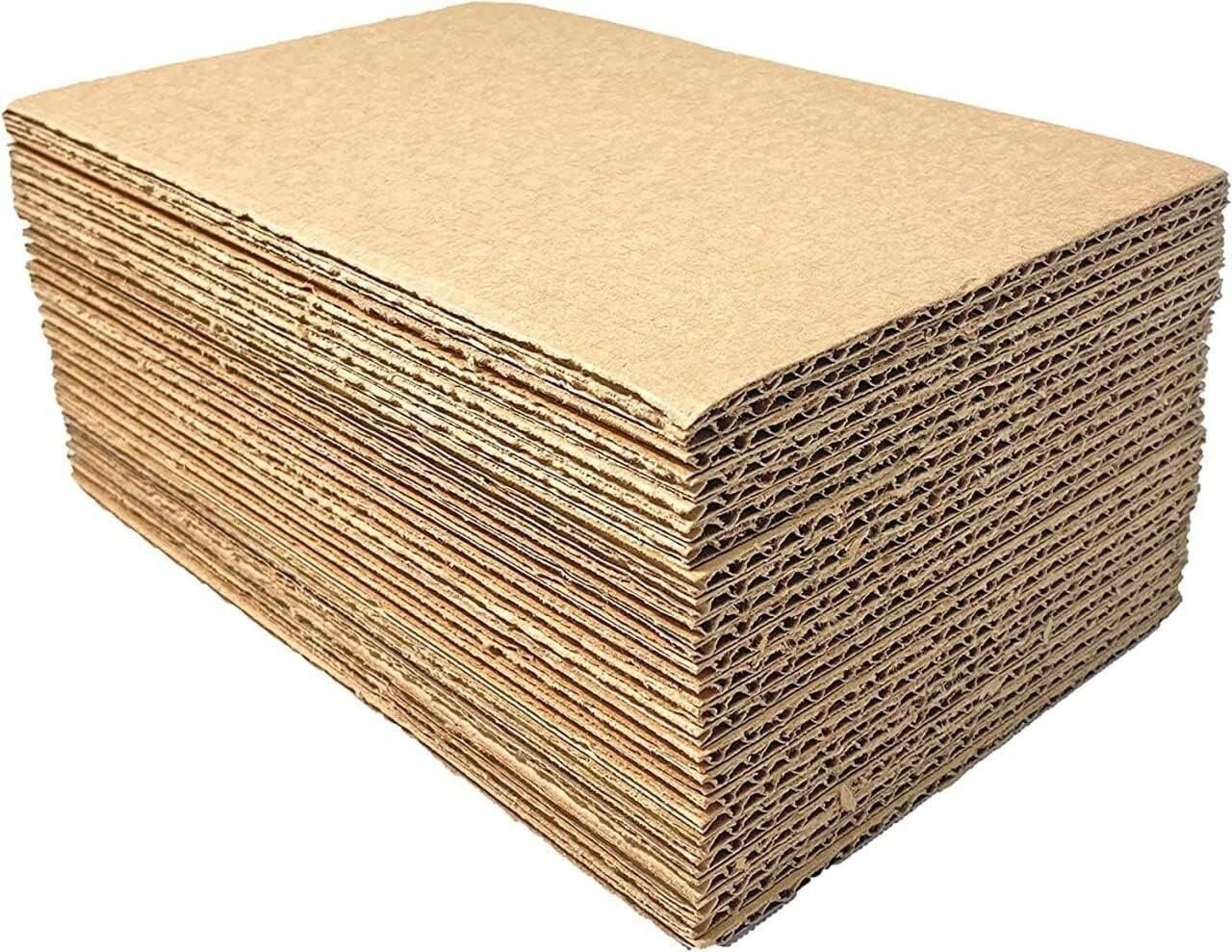200 6×9 Cardboard Corrugated Pads Inserts Filler Sheet 6 x 9