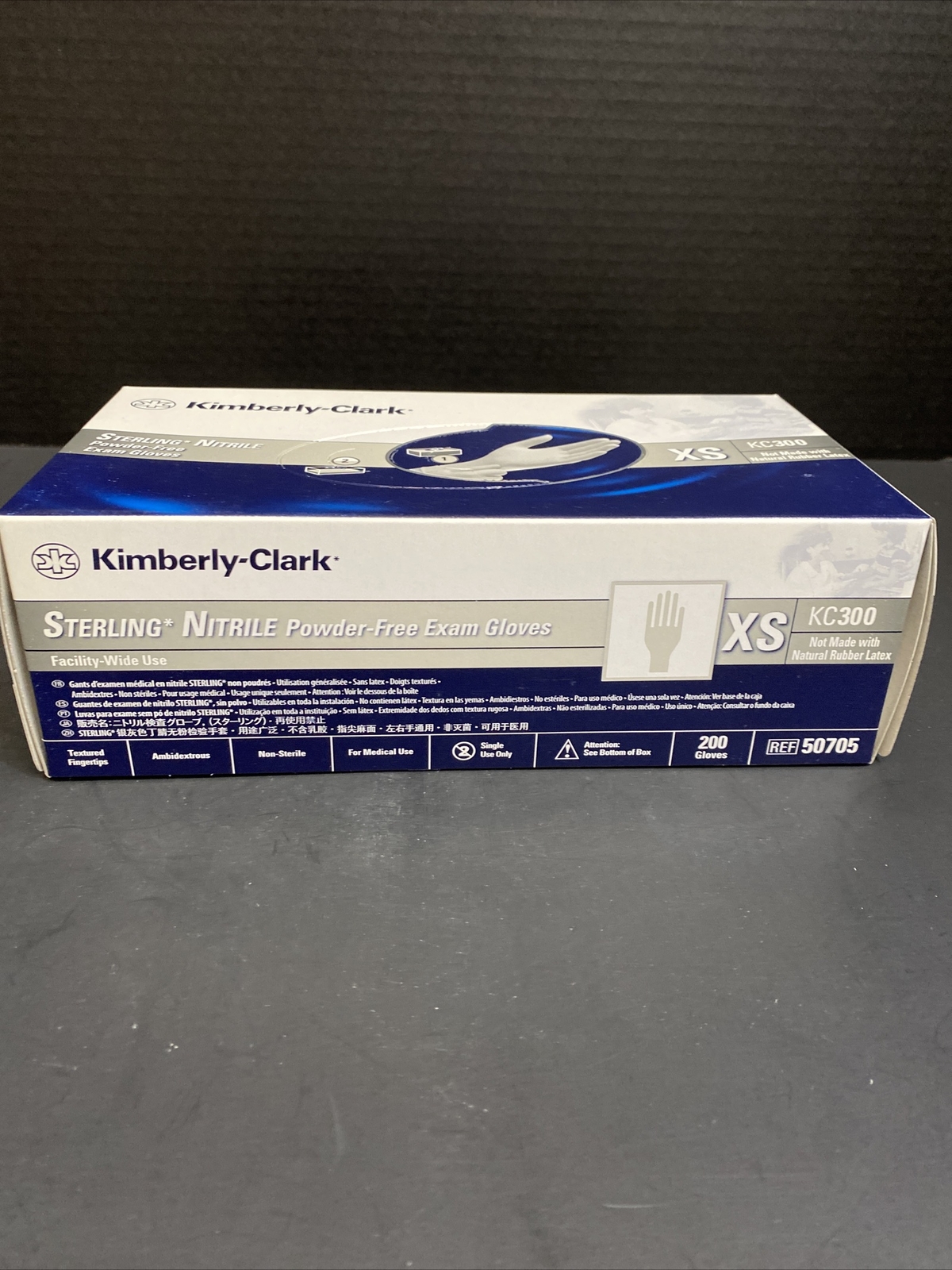 Kimberly-Clark Nitrile Gloves Extra Small 10 Boxes with 200 Gloves Each
