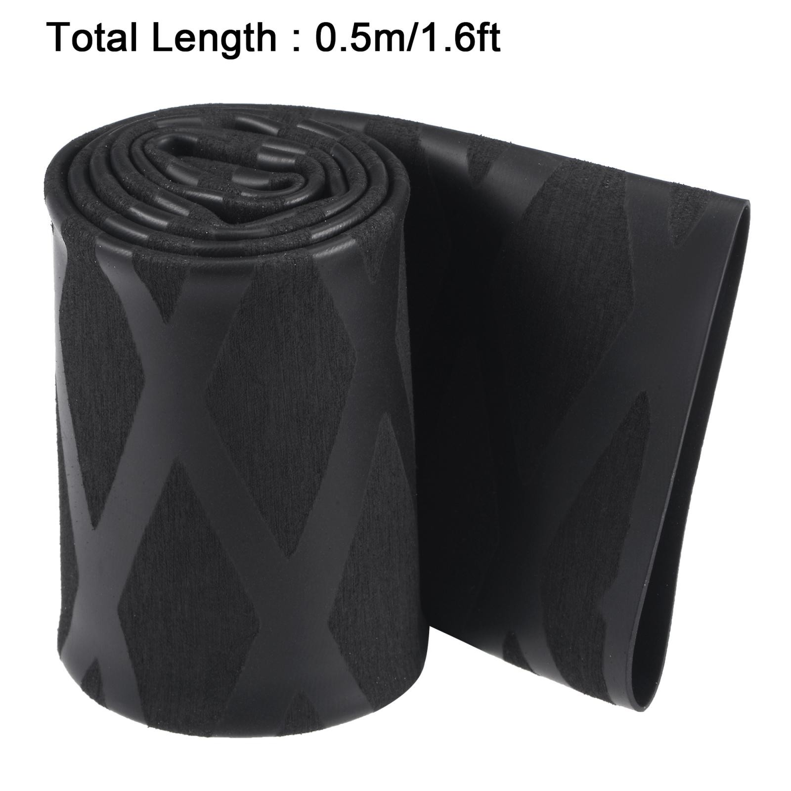 Heat Shrink Wrap Tubing for Rod, 35mm Dia 57mm 1.6ft 1.7:1 Black
