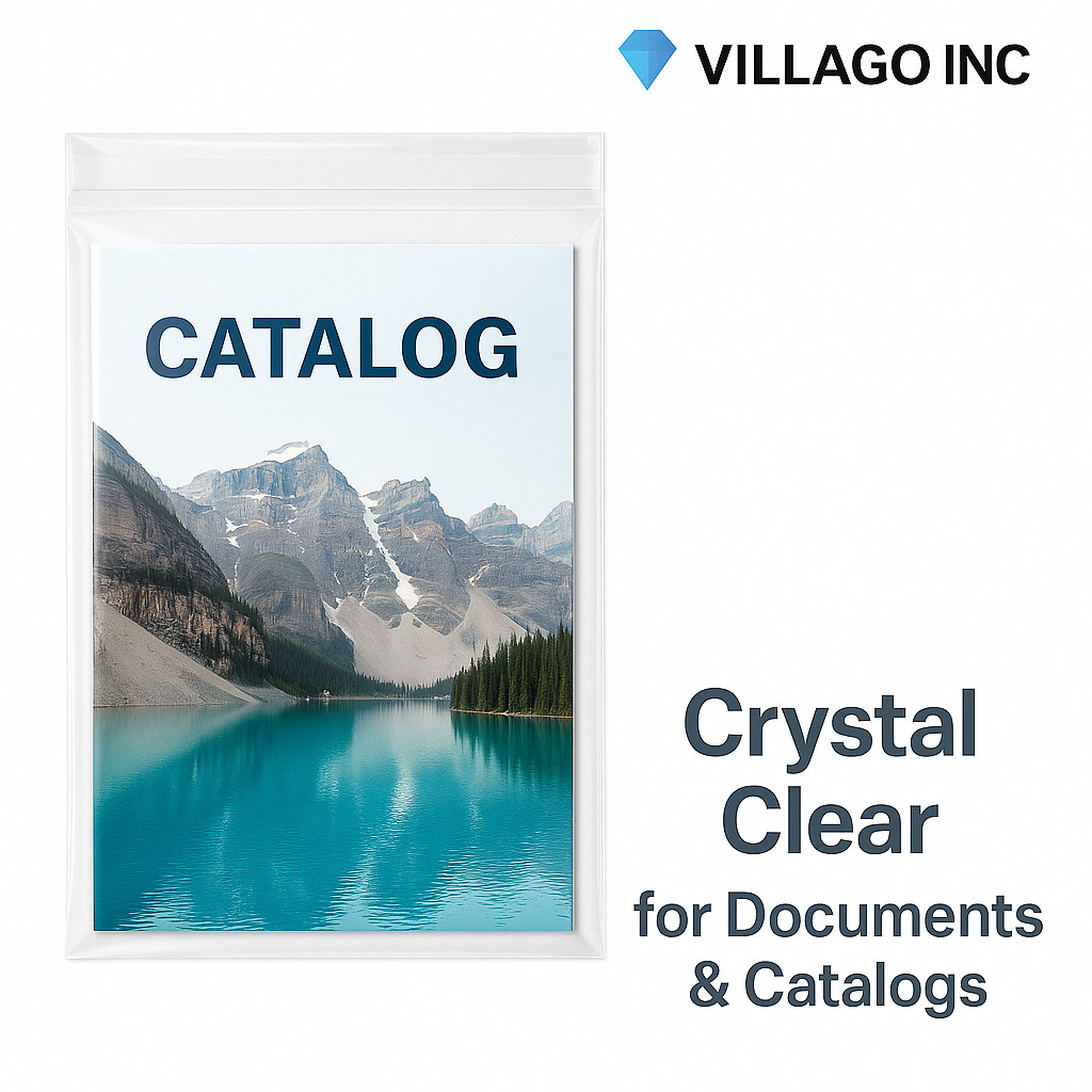 Poly Bags Resealable Suffocation Warning Clear Merchandise 1.5 mil Shirt Apparel