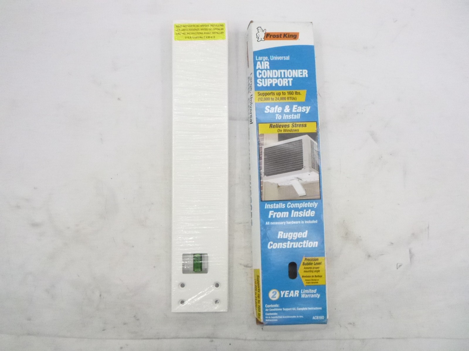Frost King Large Universal Window Air Conditioner Support up to 160lbs ACB160H