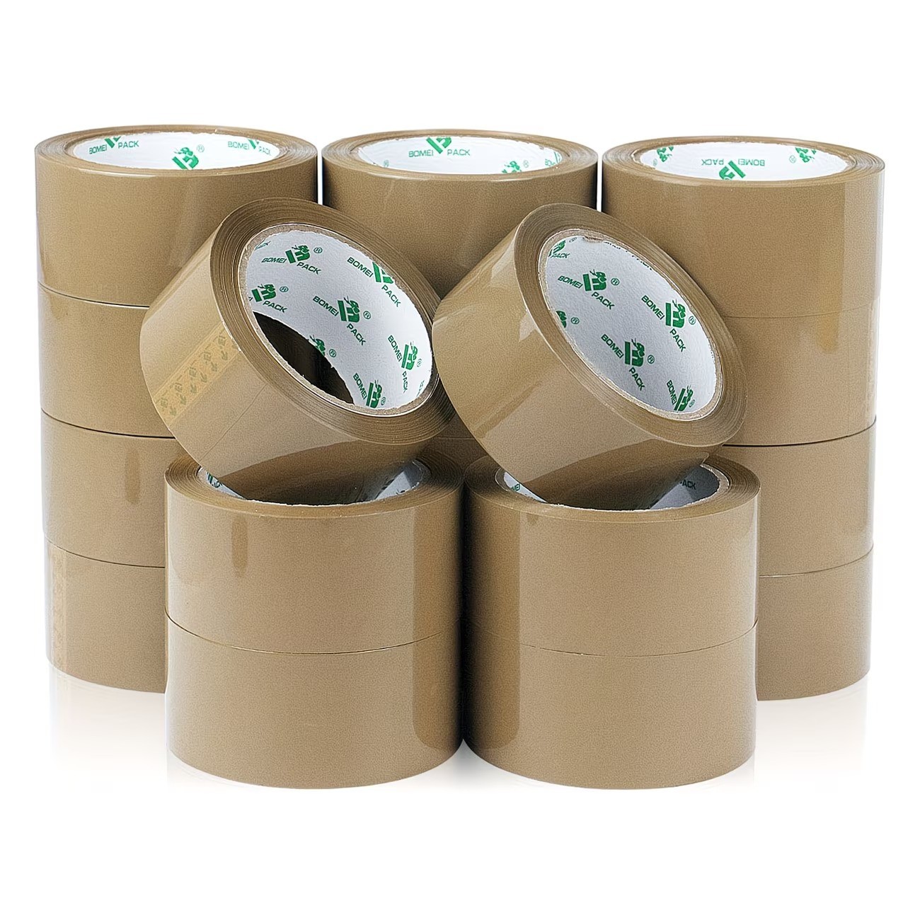 Brown Packing Tape 2 Inch x 110 Yards Moving Shipping Box Sealing 2.0 Mil