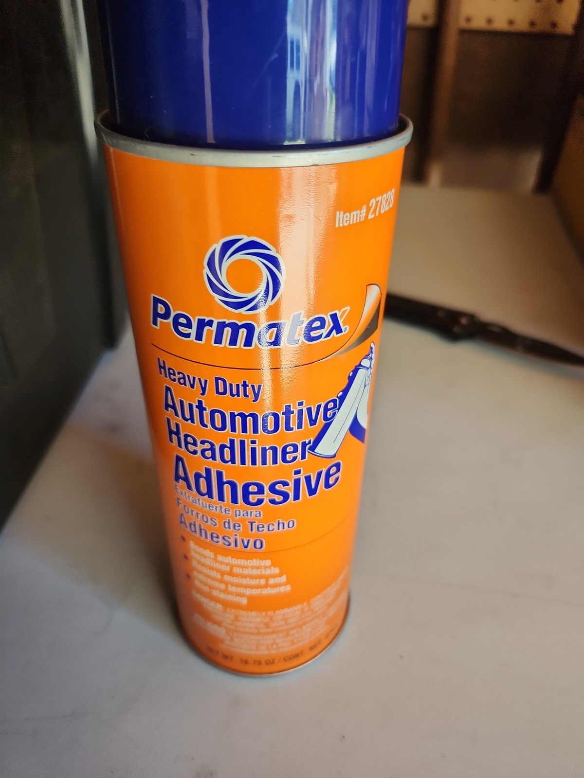 Permatex 27828 Heavy Duty Headliner & Fabric Adhesive 16.75oz Spray 2 Pack