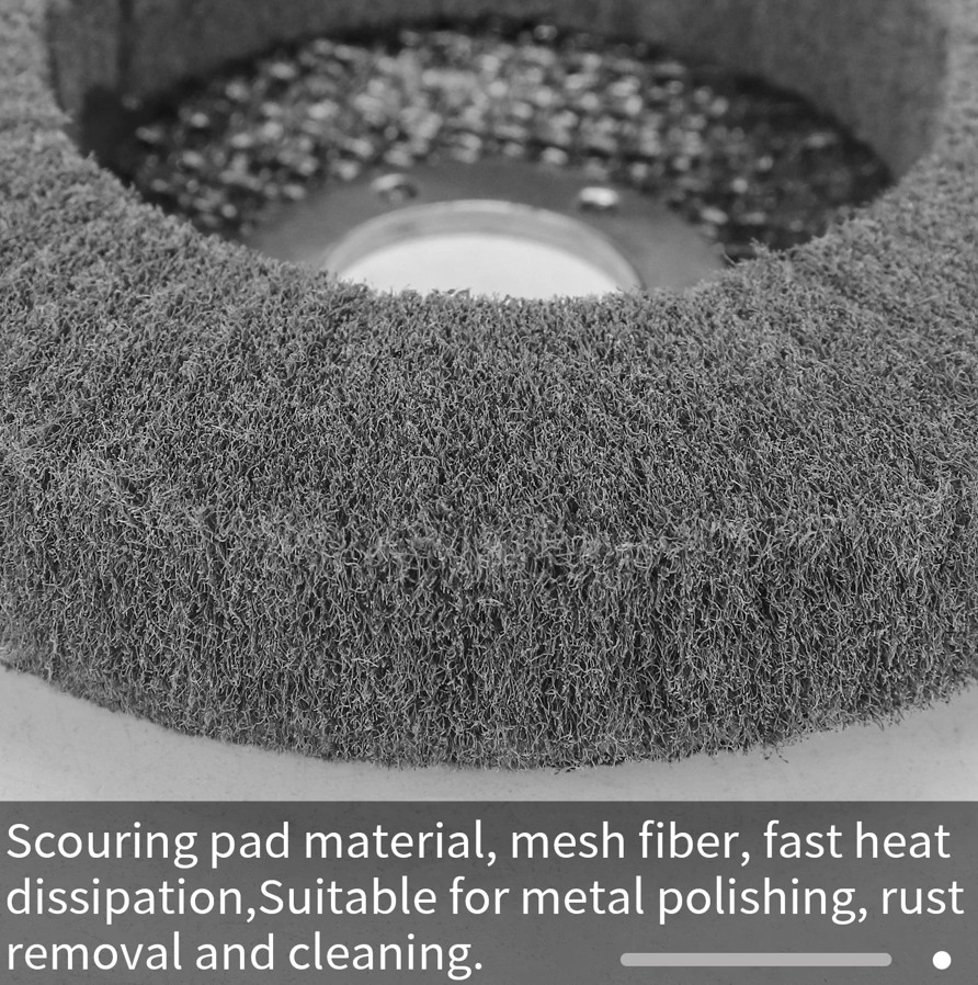 1pc Nylon Fiber Flap Polishing Wheel 4/4.5/5in 800 Grit Angle Grinder Disc – NEW