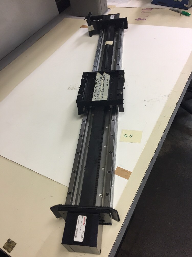 LINTECH BELT DRIVEN PRECISION SLIDE MODEL # 204491 REV.”C”WARRANTY*