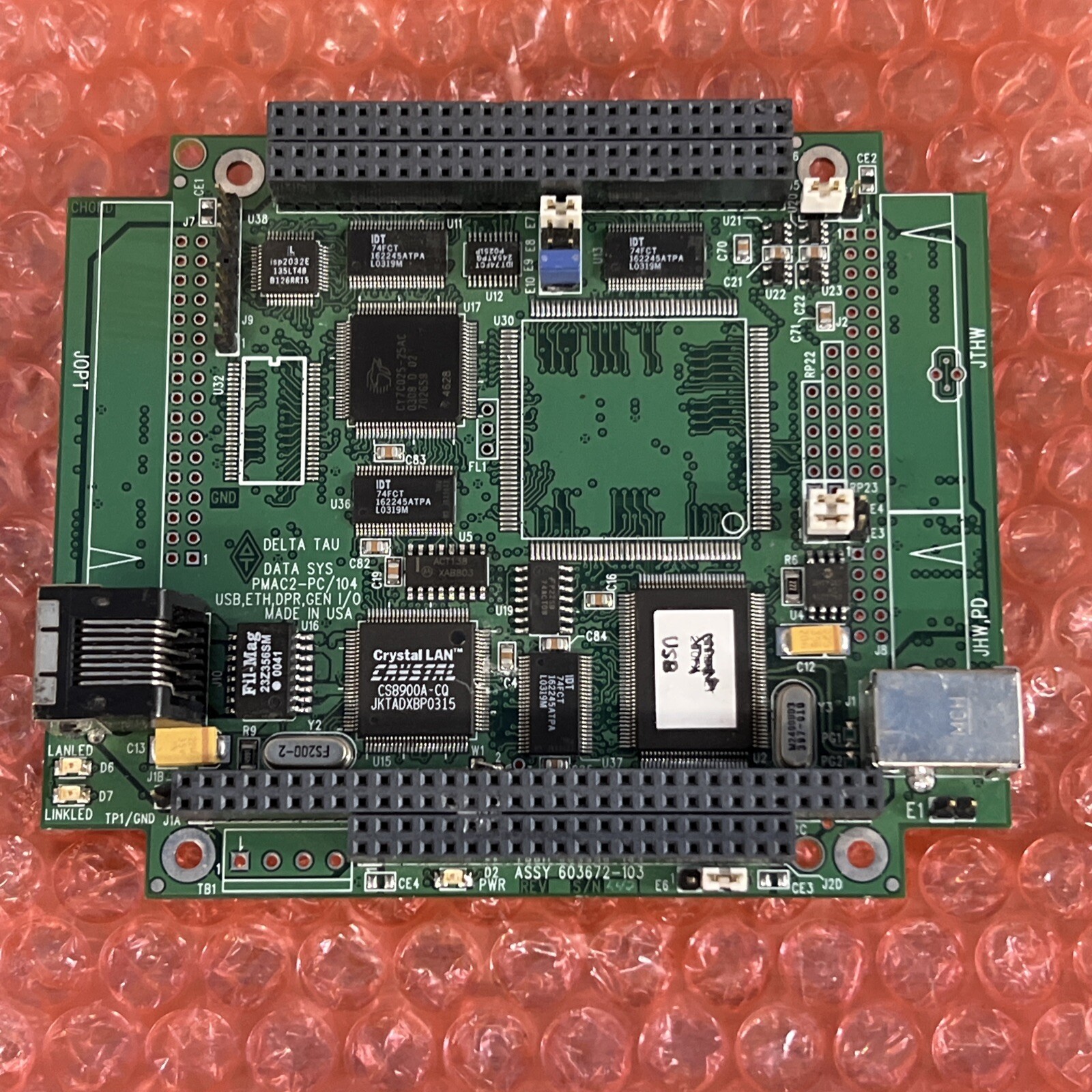 Delta Tau PMAC2-PC/104 USB ETH DPR GEN I/O 603672-103 Axis NO RETURNS ACCEPTED