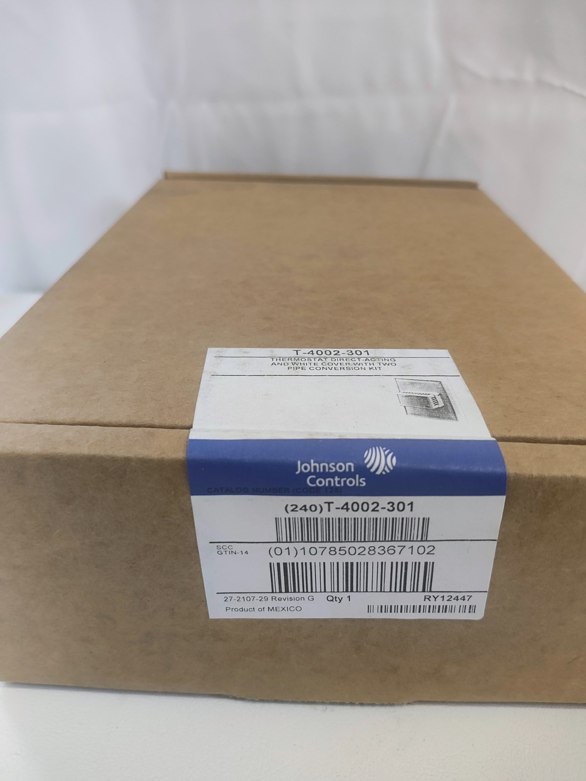 Johnson Controls T-4002-301 Thermostat