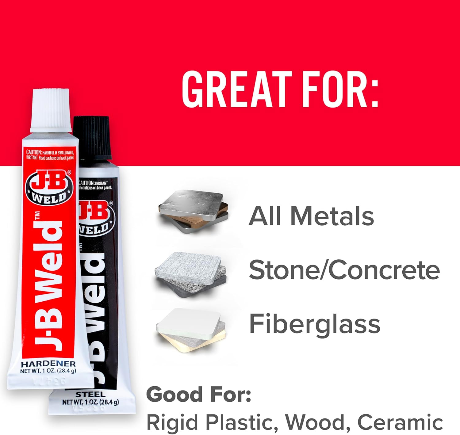 Original Epoxy, Steel Reinforced Epoxy, High Strength – 2 Pack, Dark Grey (8265S